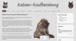 Desktop Screenshot of katzen-kaufberatung.com